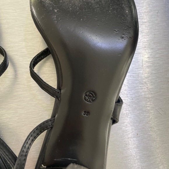 The Row Black Kitten Heel Sandals - Picture 11 of 14